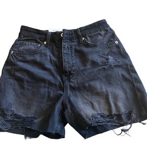 H&M Mom shorts (black)